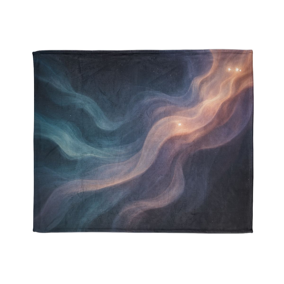 Prismatic Nebula Silk Drift soft fleece blankets