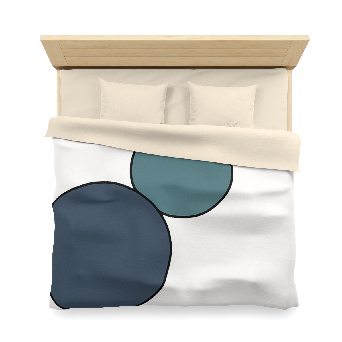 Staggered Circle Trio custom duvets