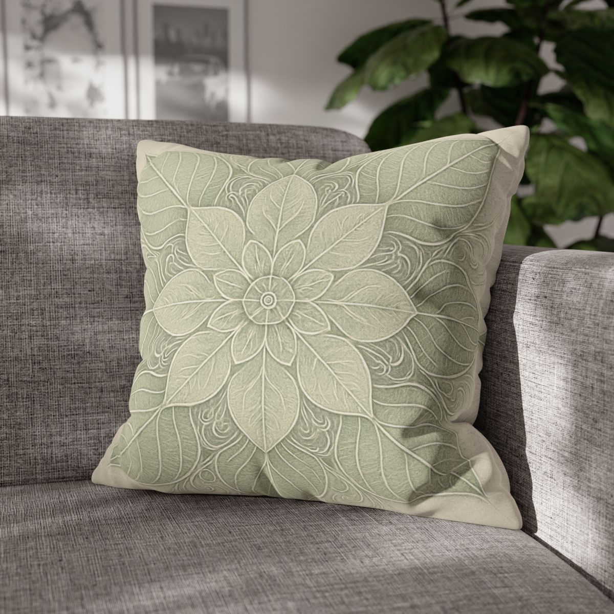 Vein Lace Mandala designer print pillow cases