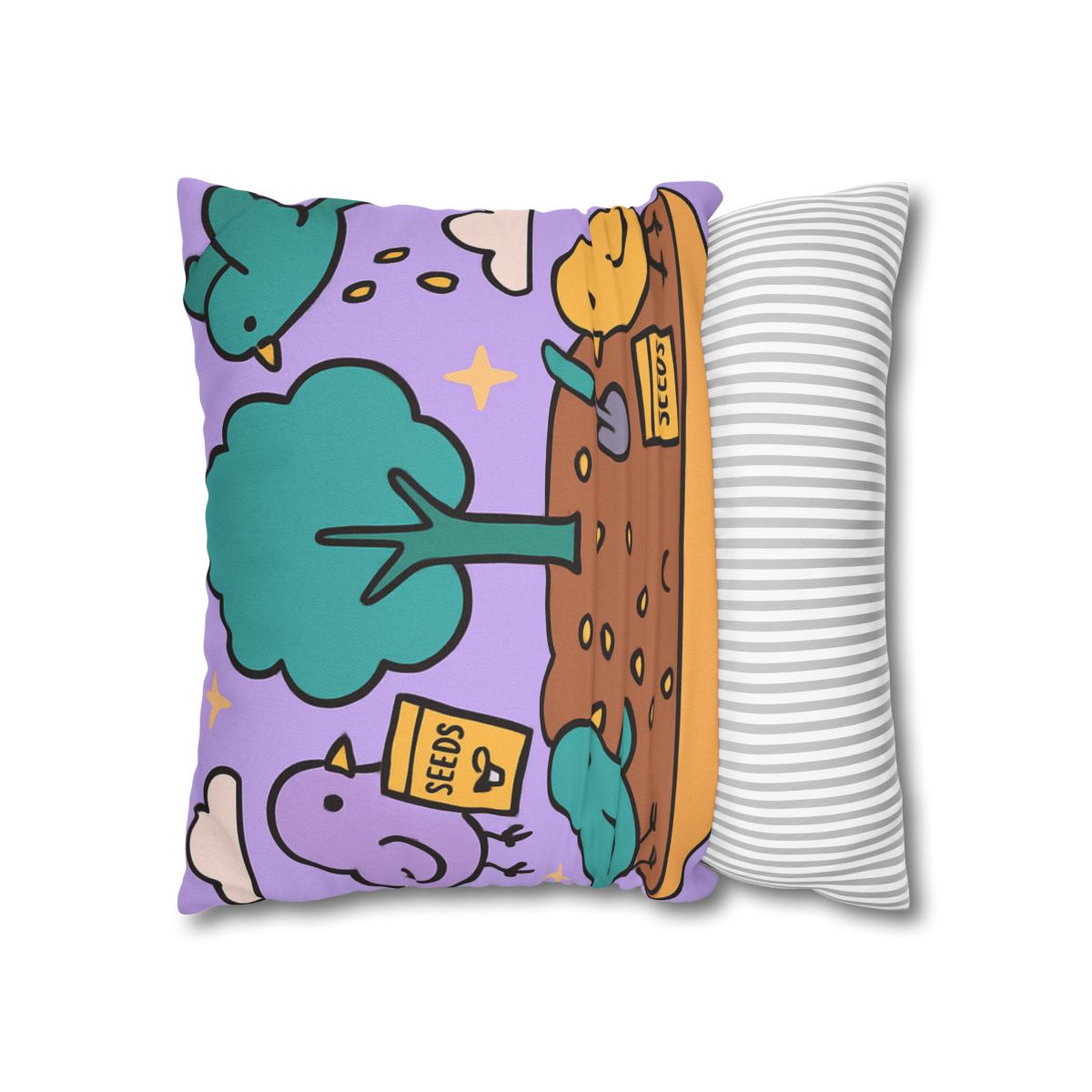 Galaxy Garden Aviary designer print pillow cases