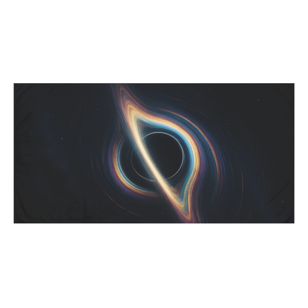 Prismatic Gravity Lens Bloom designer printed towels