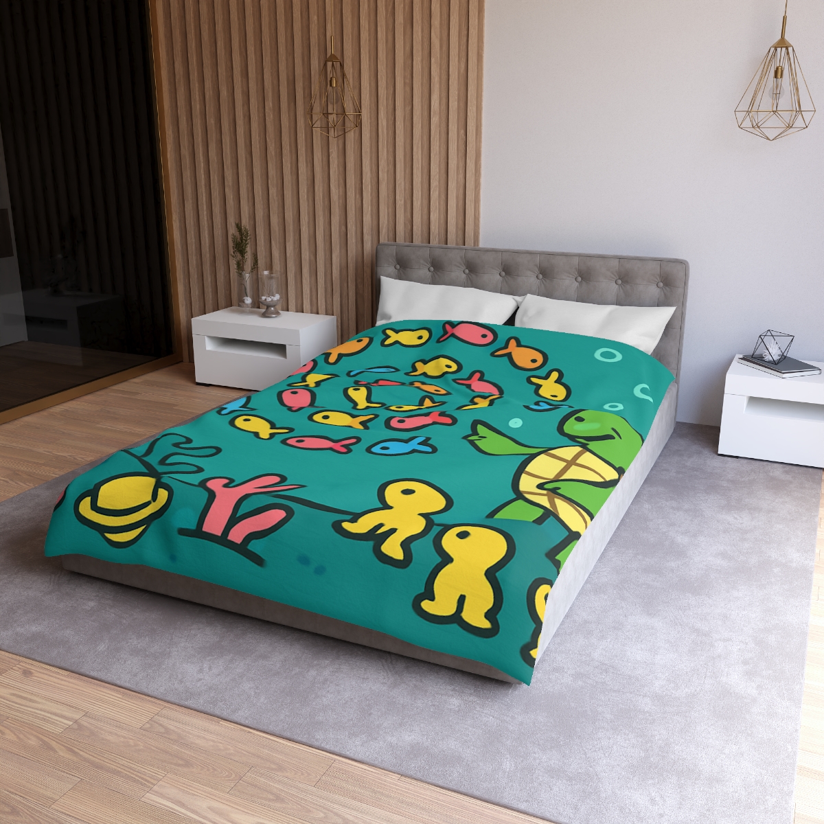 Galaxy Reef School Of Fish duvets for gifts