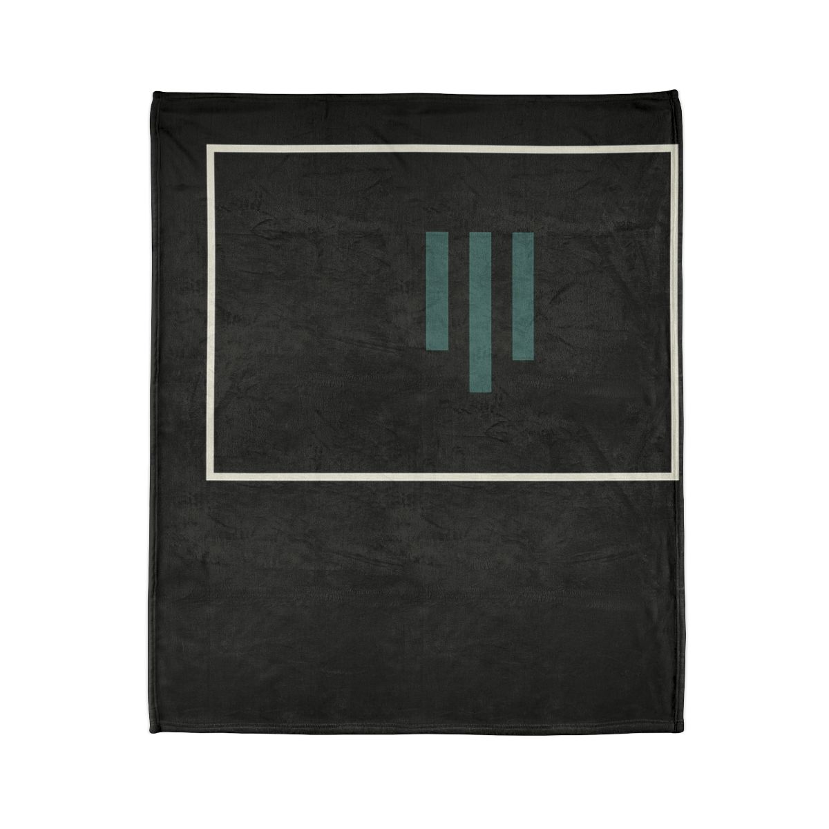 Stacked Frame And Three Bar Signal soft fleece blankets