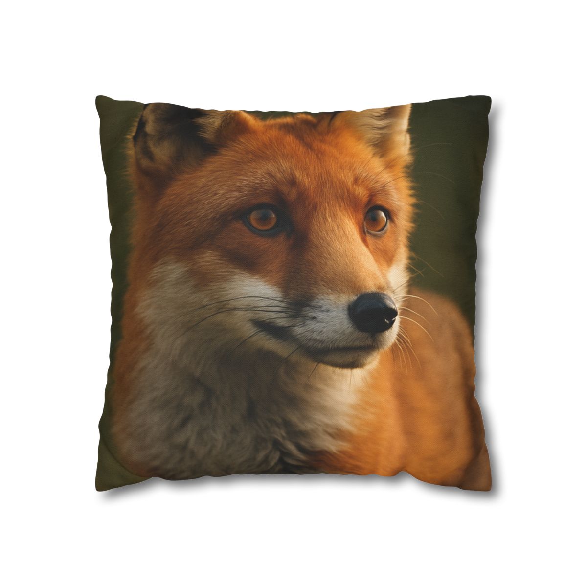 Crimson Whisper Red Fox stylish decorative pillowcases