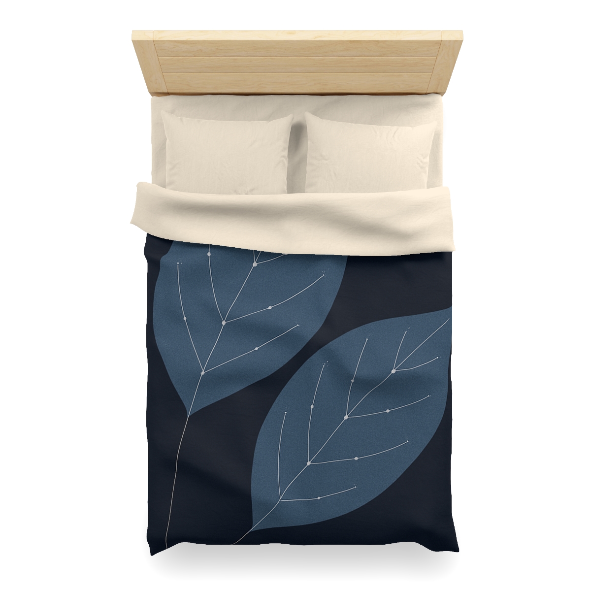 Leaf Vein Constellation Map warm winter duvets