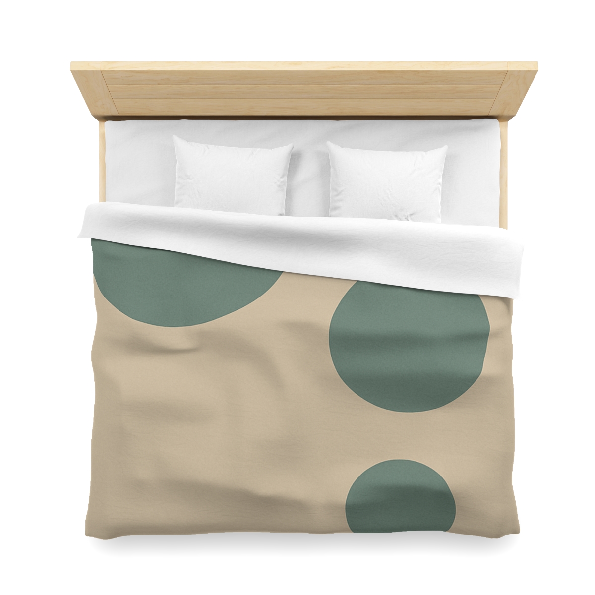 Quiet Triplet Of Offset Circles soft comforter duvets