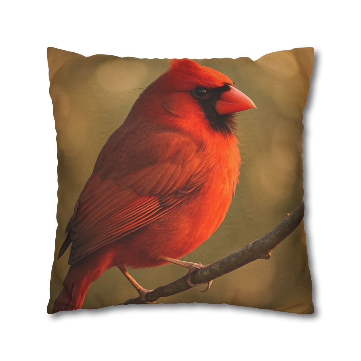 Crimson Pulse Northern Cardinal trendy patterned pillow cases