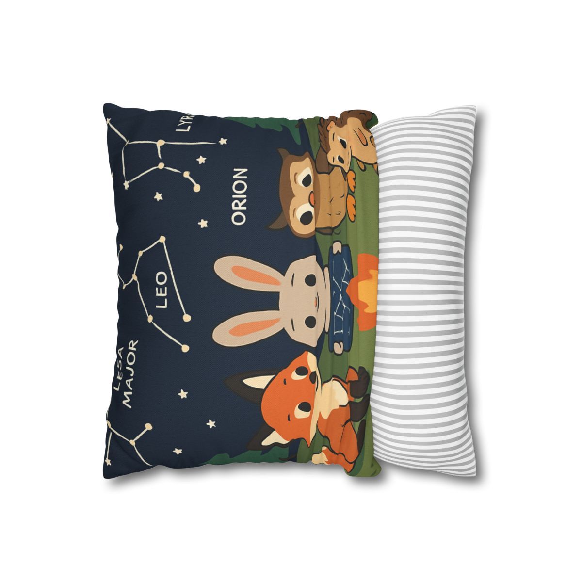 Constellation Campfire Critters comfortable bedding pillow covers