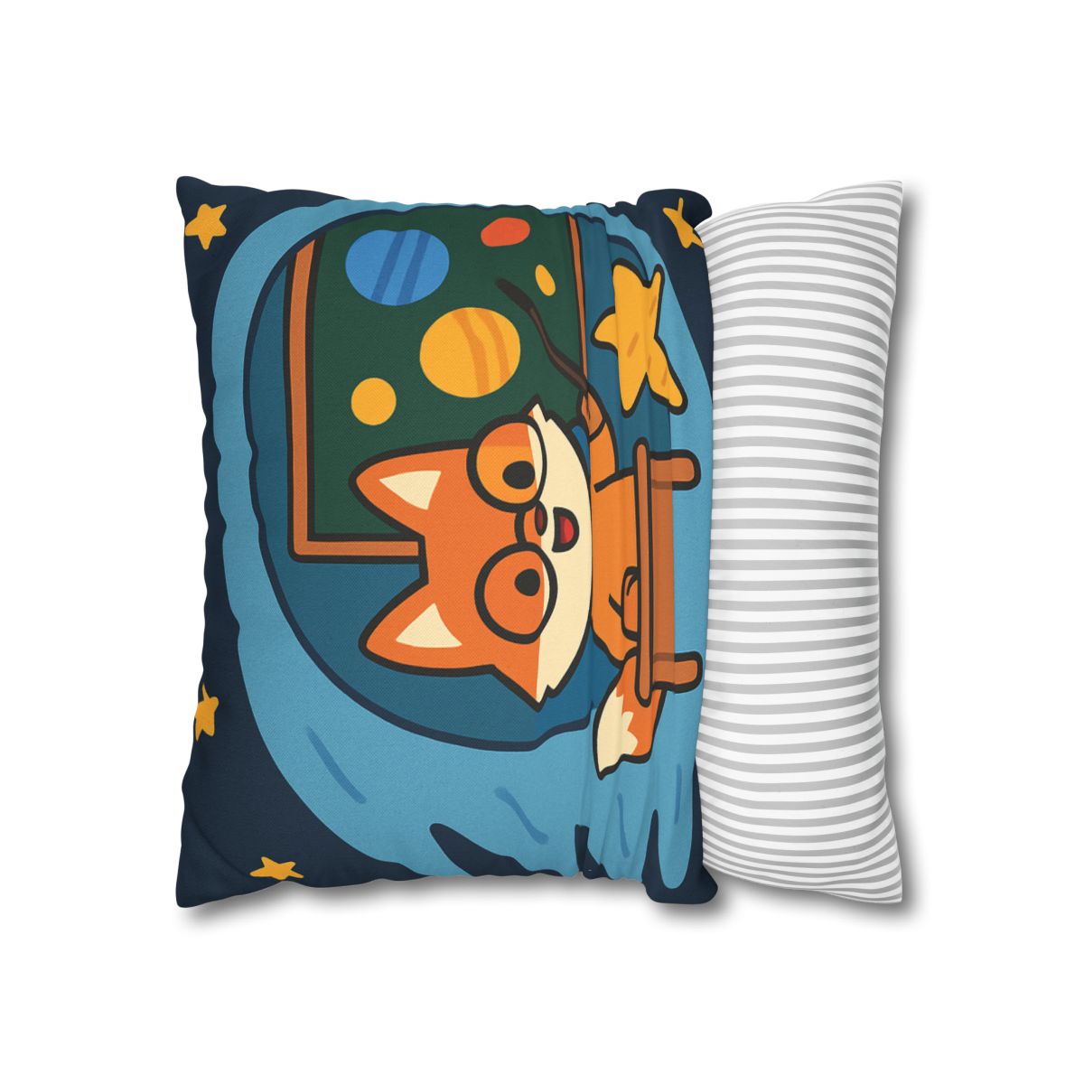 Comet Classroom With The Curious Fox custom pillow cases