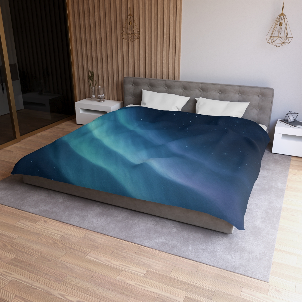 Aurora Veil Starstream custom duvets