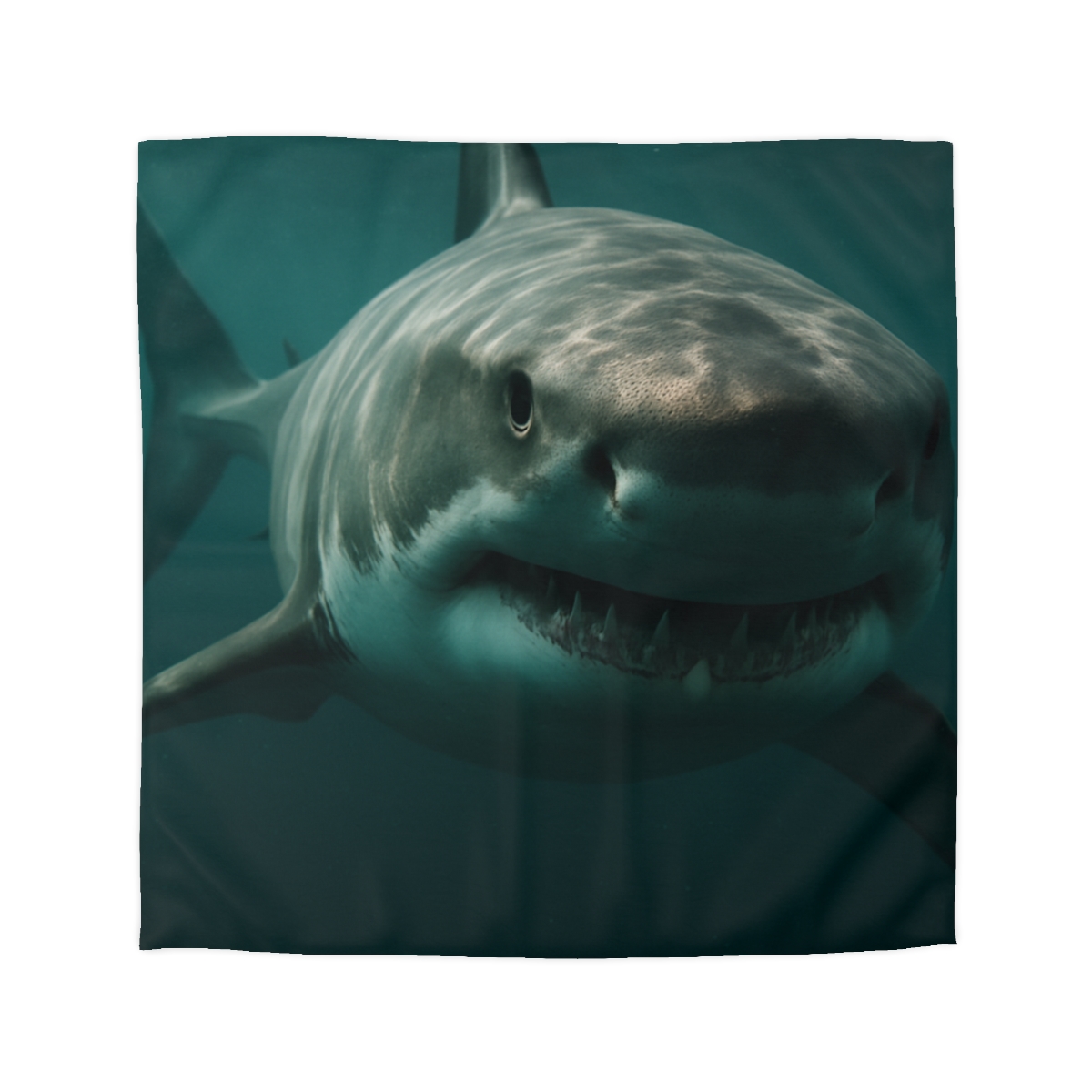 Silent Hunter Great White Shark personalized bedding duvets