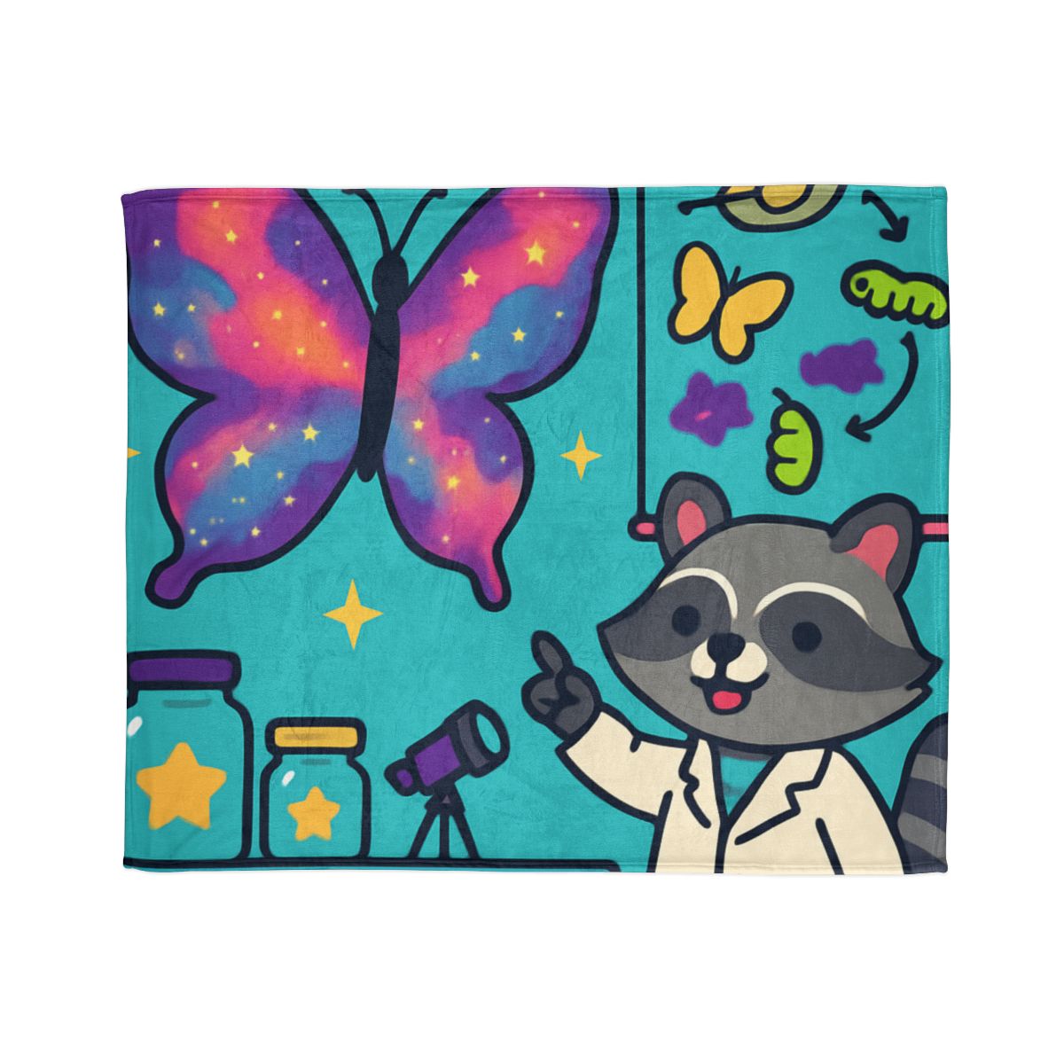 Nebula Garden Butterflies Lab trendy patterned blankets