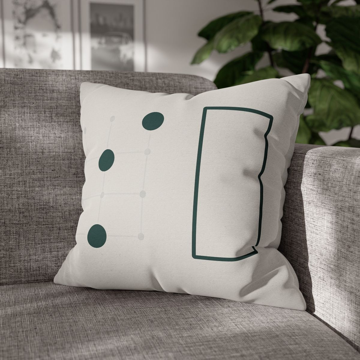 Triad Signal Grid personalized pillow covers