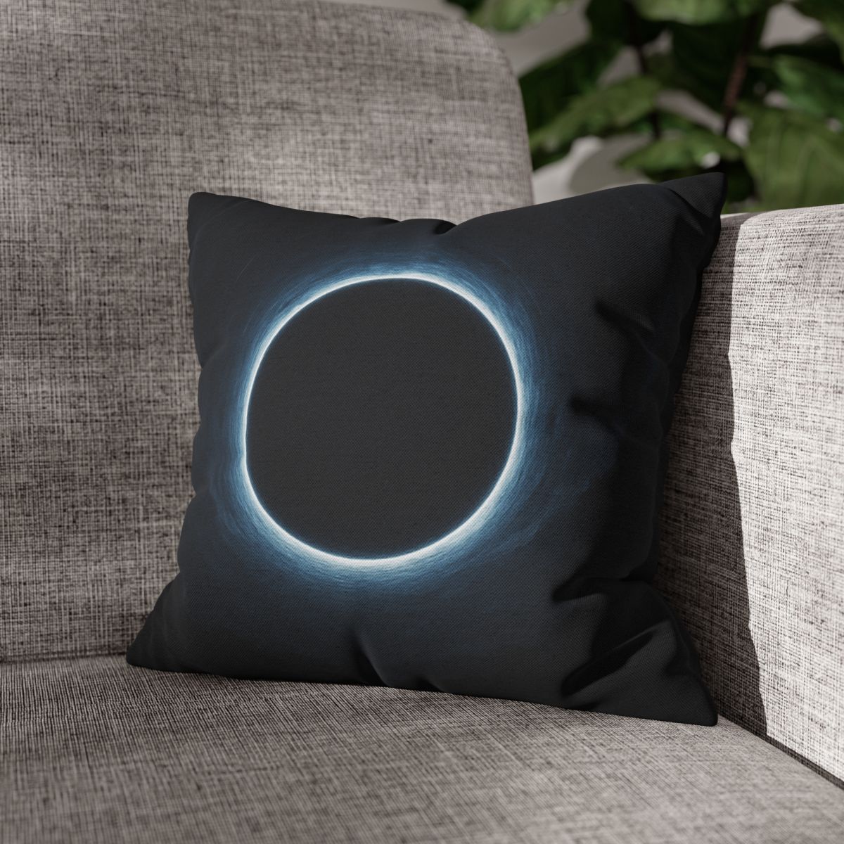 Luminous Event Horizon Veil designer print pillow cases