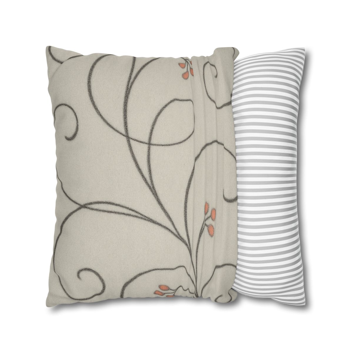 Tendril Lace Panorama personalized pillow covers