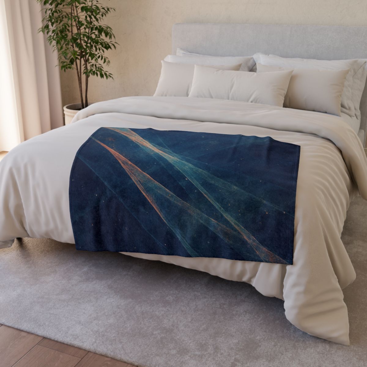 Prismatic Dust Lattice Drift soft fleece blankets