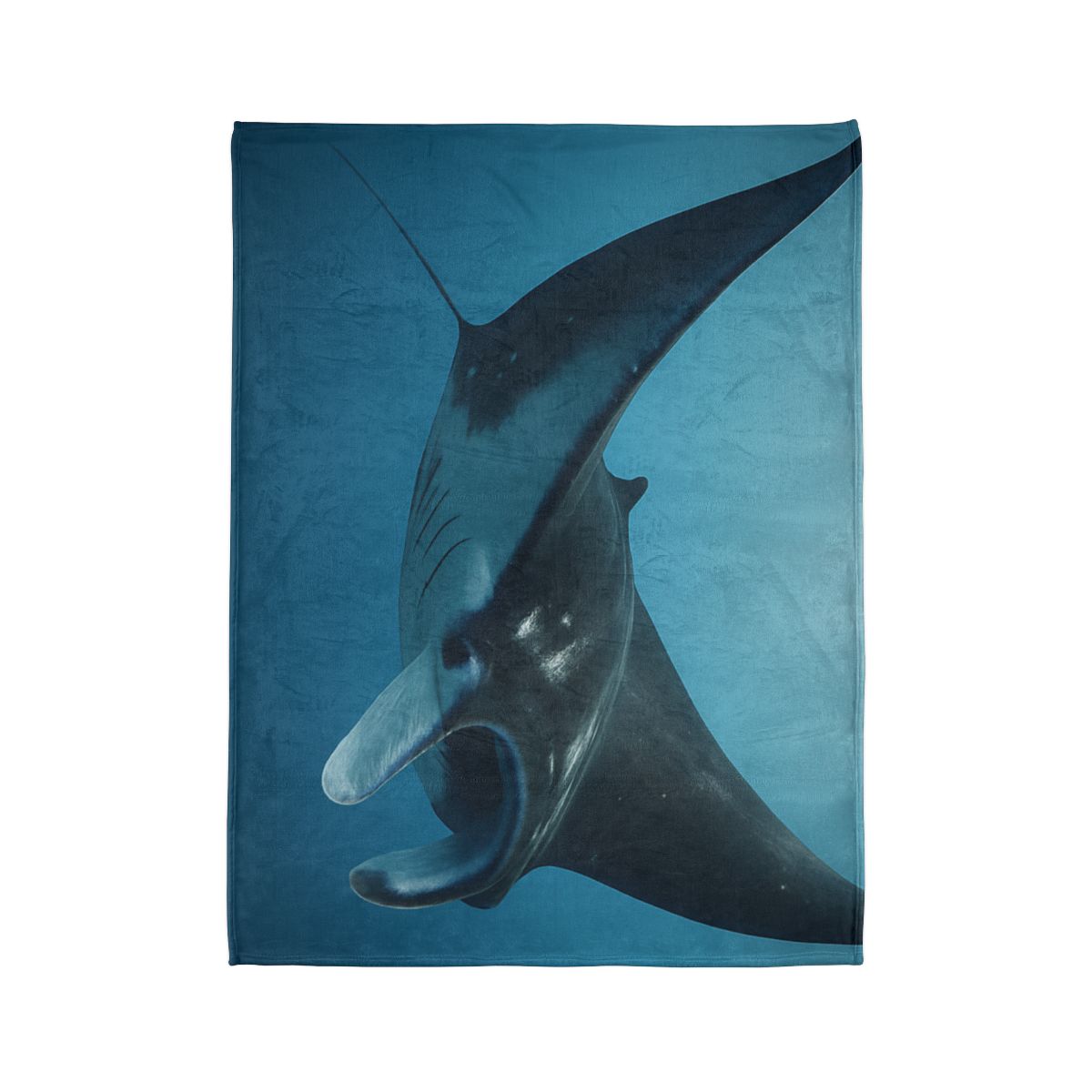 Manta Ray Silent Glide soft fleece blankets