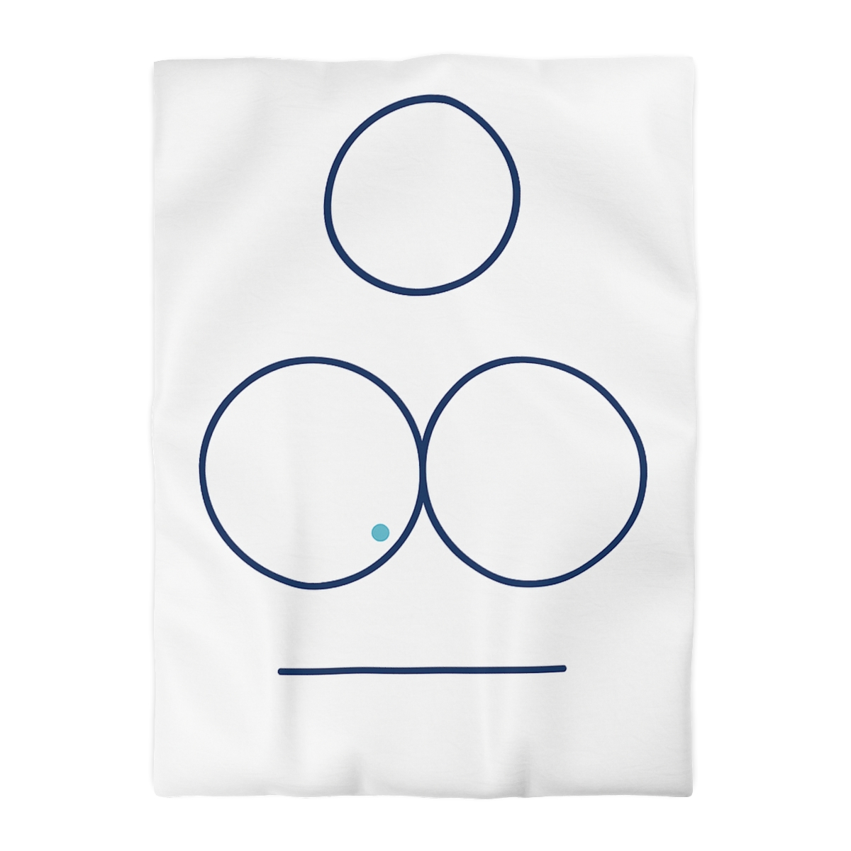 Triad Rings With Shared Tangent stylish duvet covers