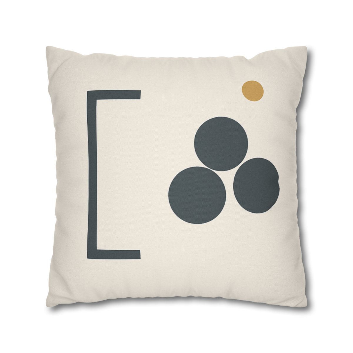 Diagonal Bracket And Three Circle Cluster custom pillow cases