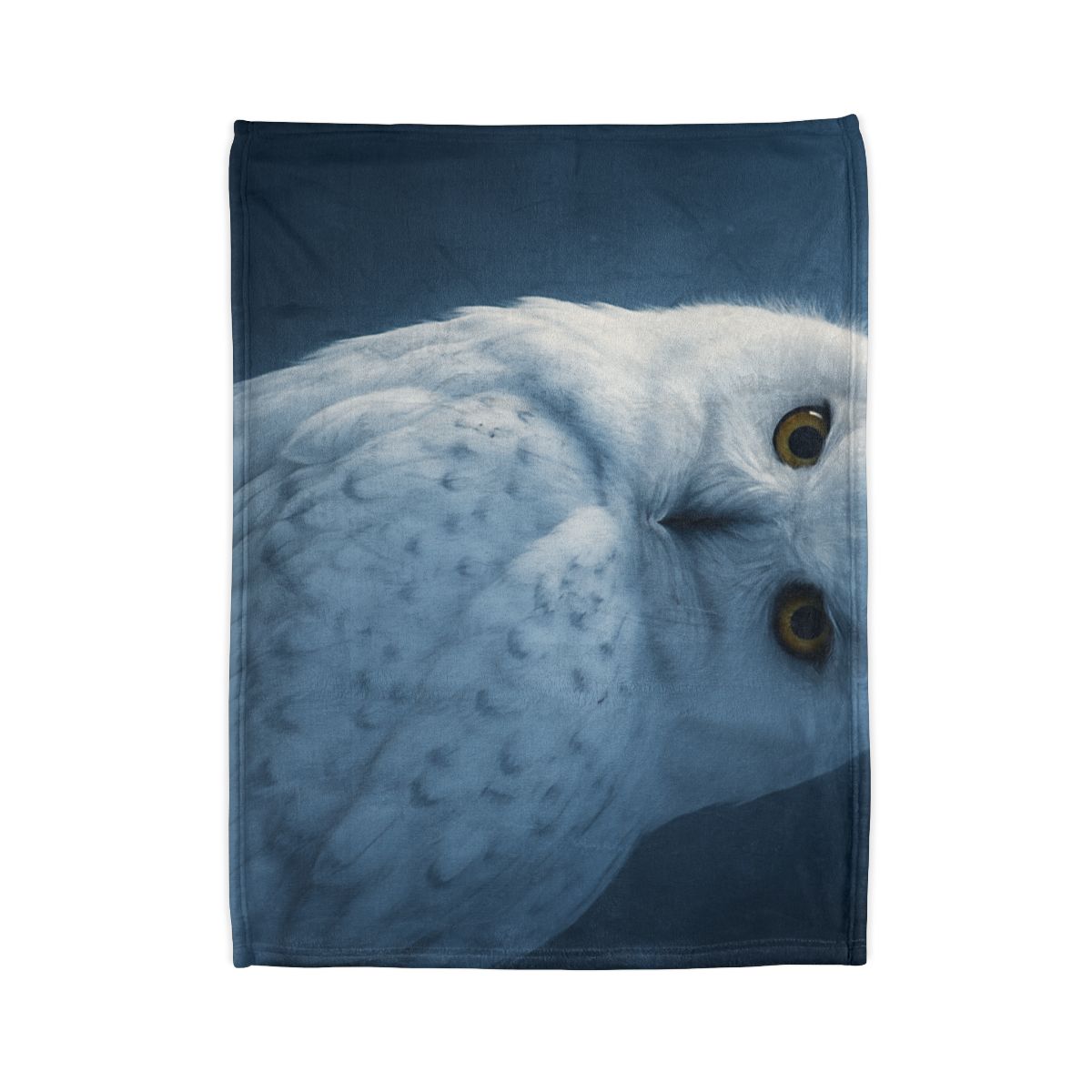 Midnight Watch Snowy Owl unique gift blankets