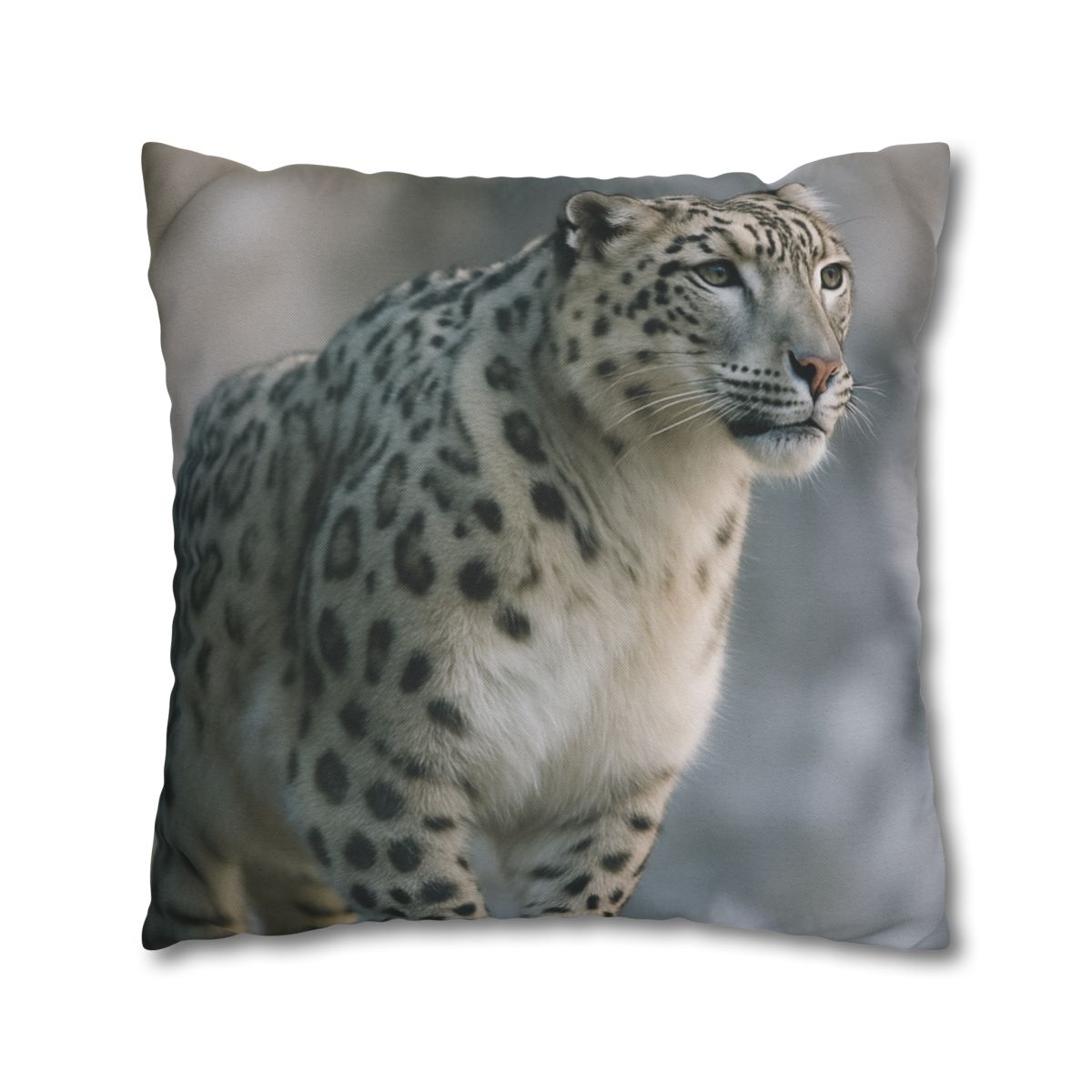 Cliff Phantom Snow Leopard soft cotton pillow cases