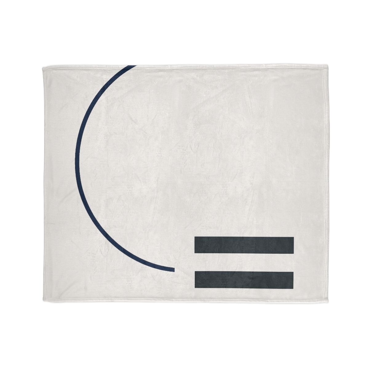 Arc And Twin Bars Alignment designer printed blankets