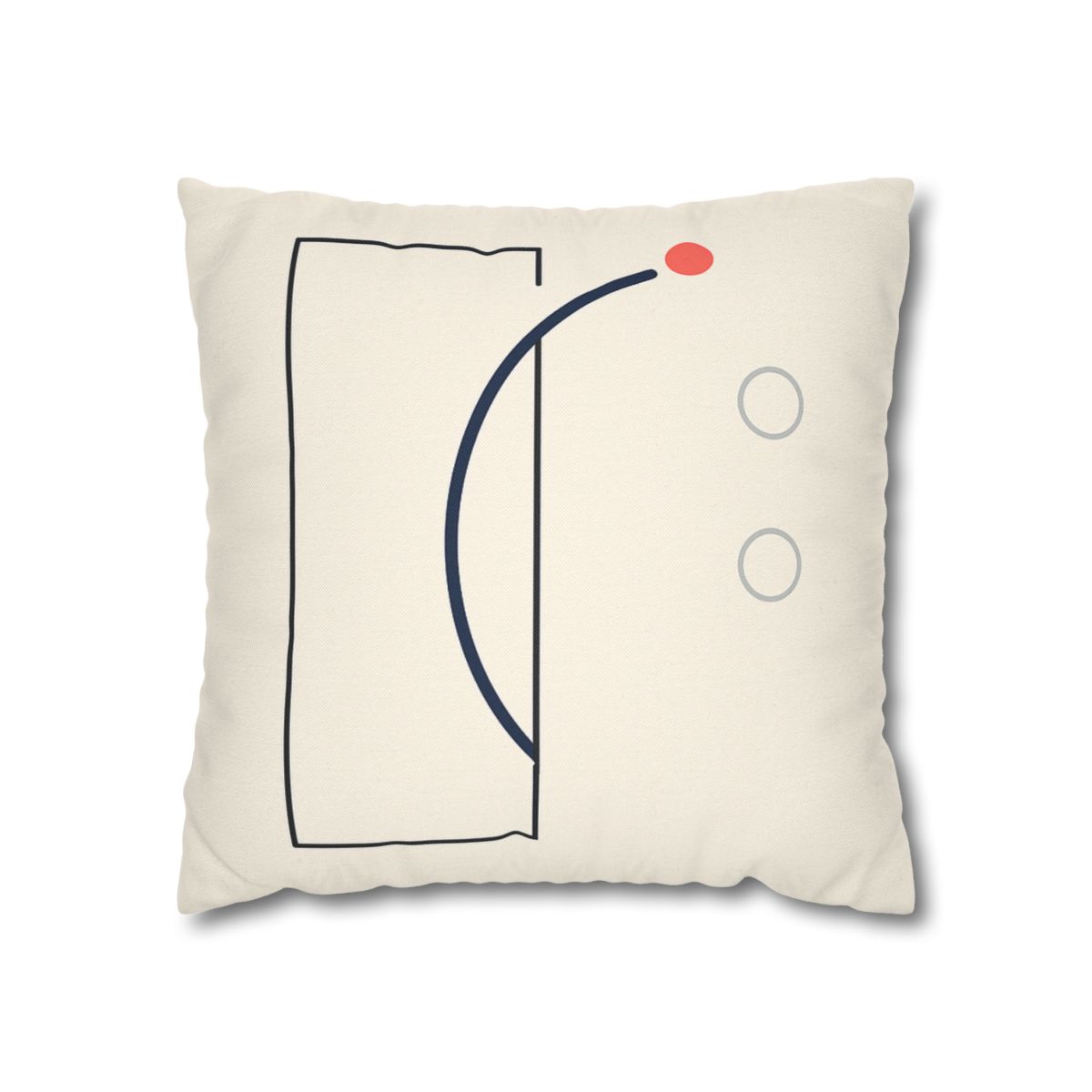 Offset Frame With Orbit Arc custom pillow cases
