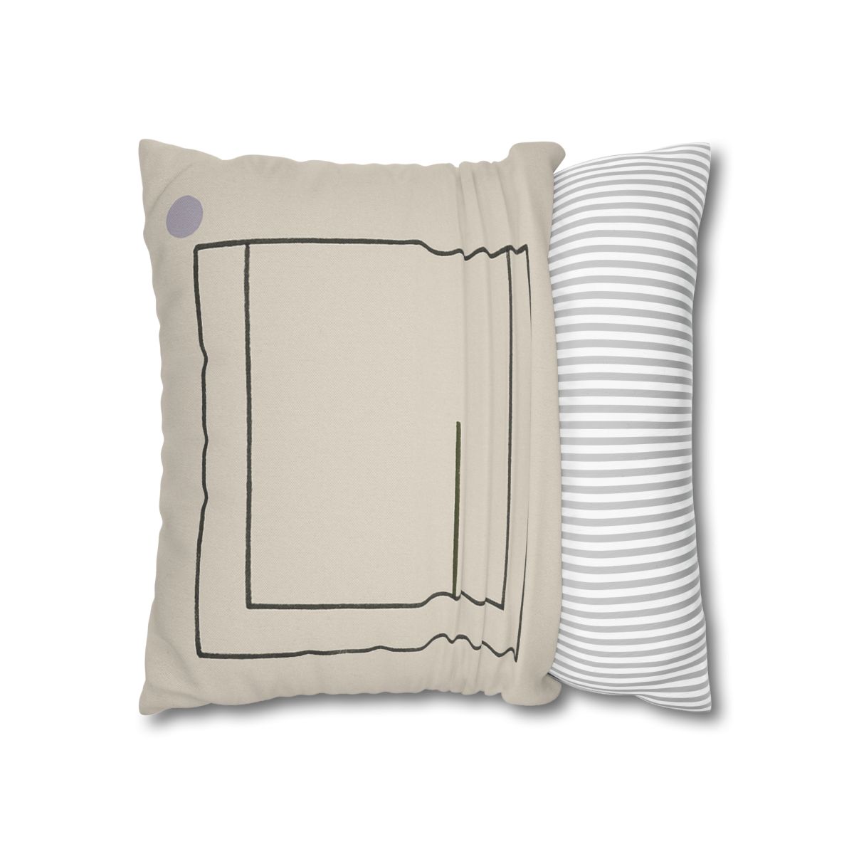 Nested Square And Crossing Short Line comfortable bedding pillow covers