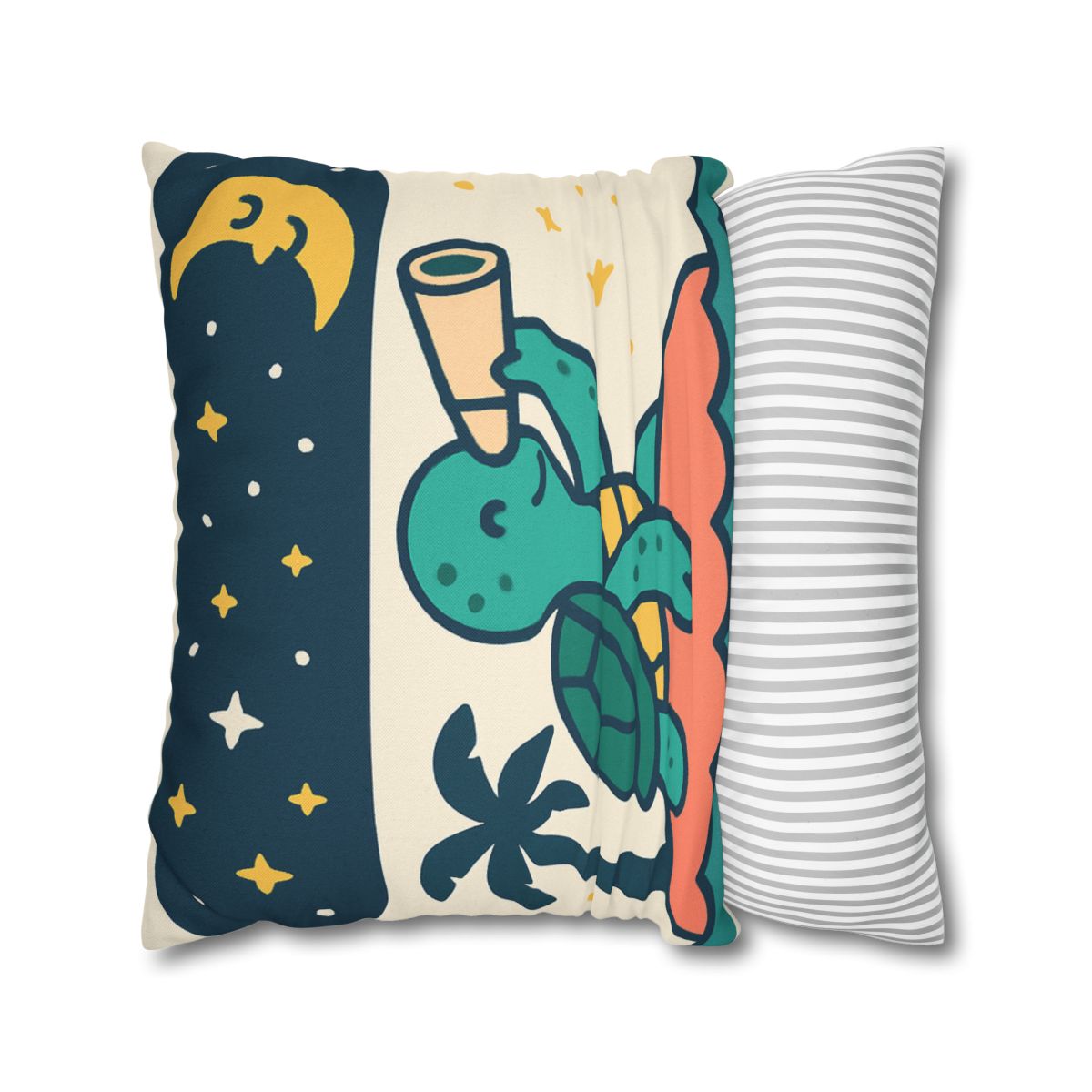 Stargazer Sea Turtle Adventure comfortable bedding pillow covers