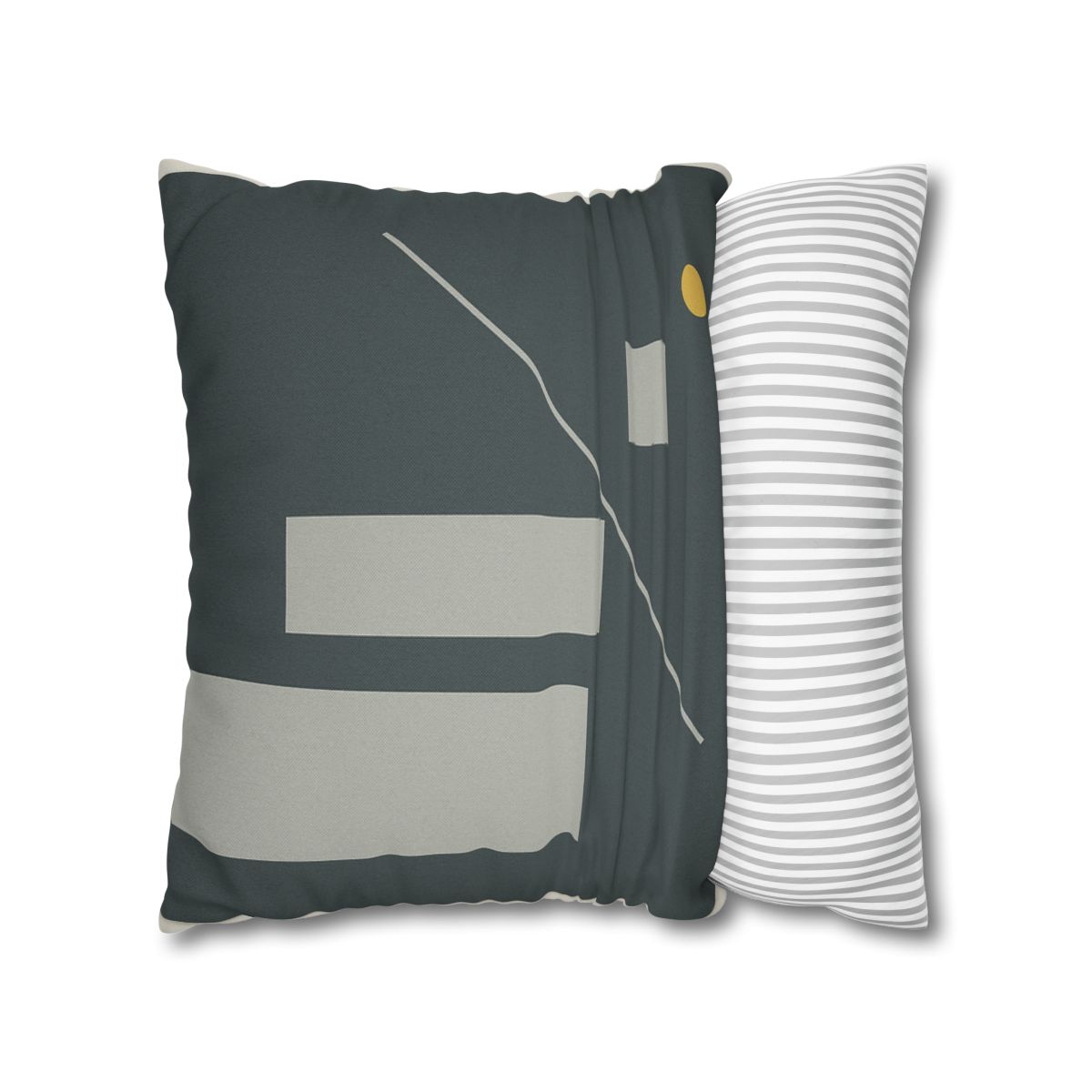 Staggered Blocks With Quiet Diagonal soft cotton pillow cases