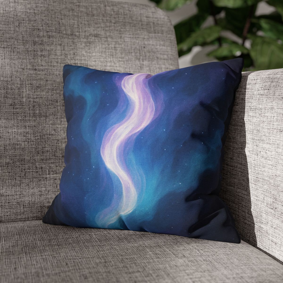 Electro Aurora Nebula Loom comfortable bedding pillow covers