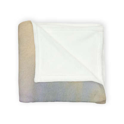 Elegant Calm Garden Scene for Interior Textiles Blanket