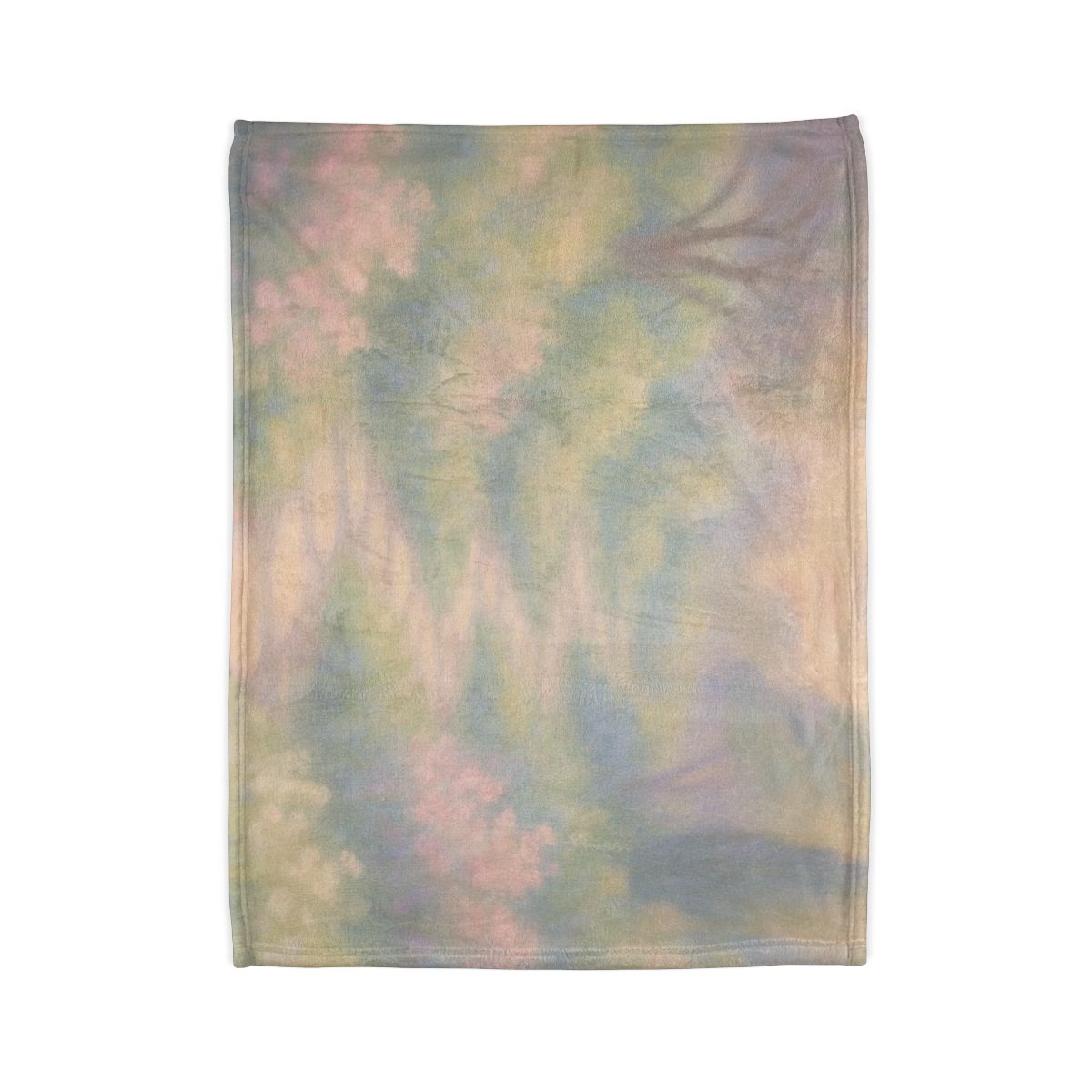 Elegant Calm Garden Scene for Interior Textiles Blanket