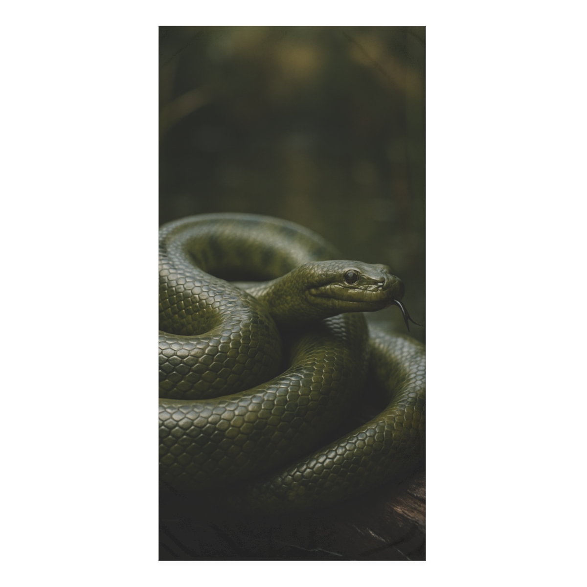 Ember Coil Green Anaconda decorative home towelscustom towels