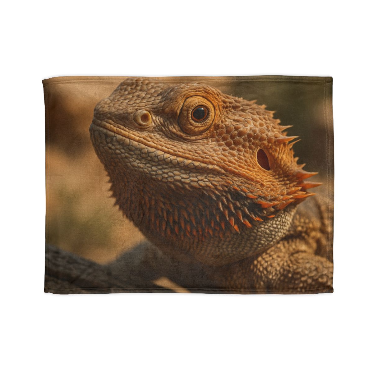 Ember Crest Bearded Dragon personalized cozy blankets