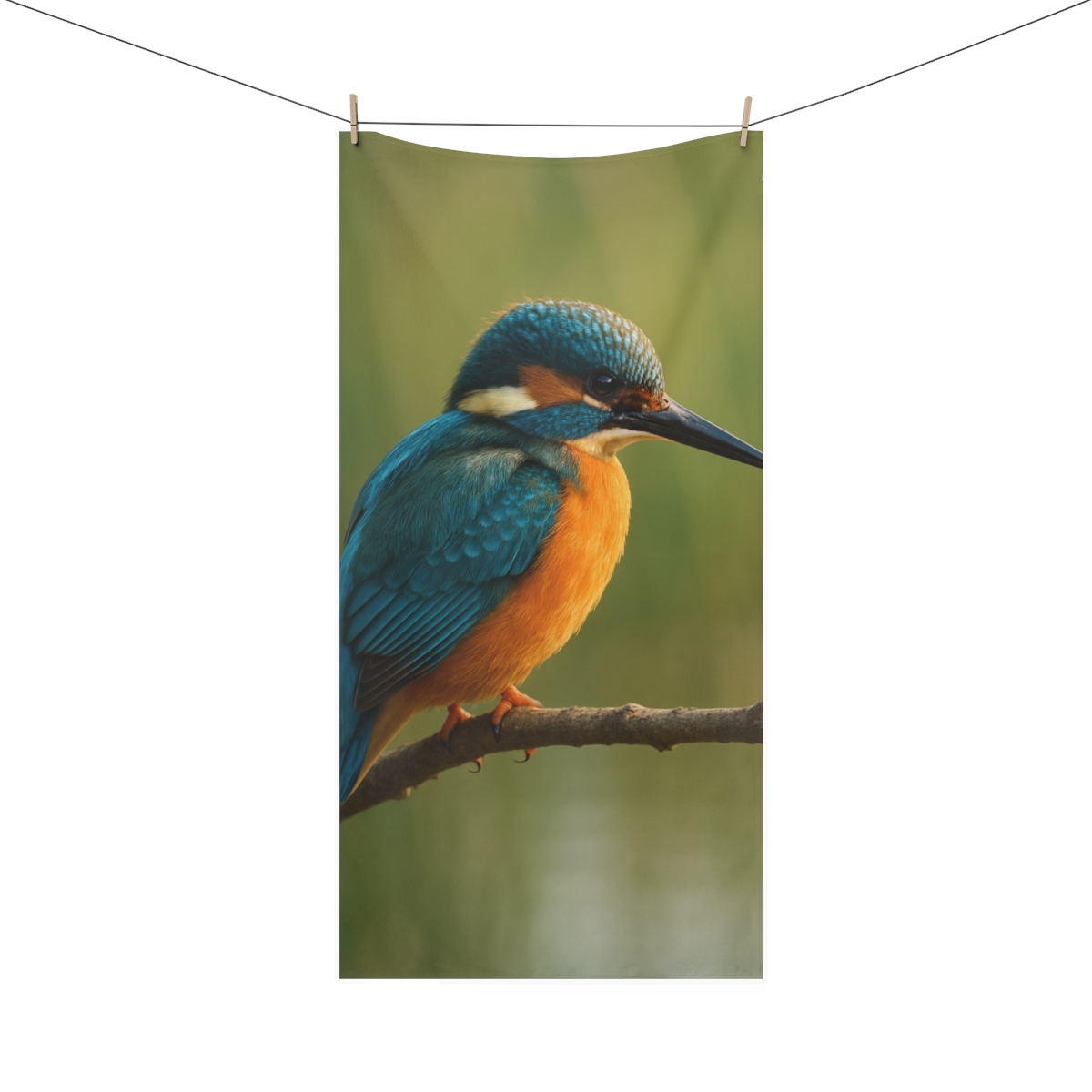 Ember Crest Kingfisher stylish beach towels