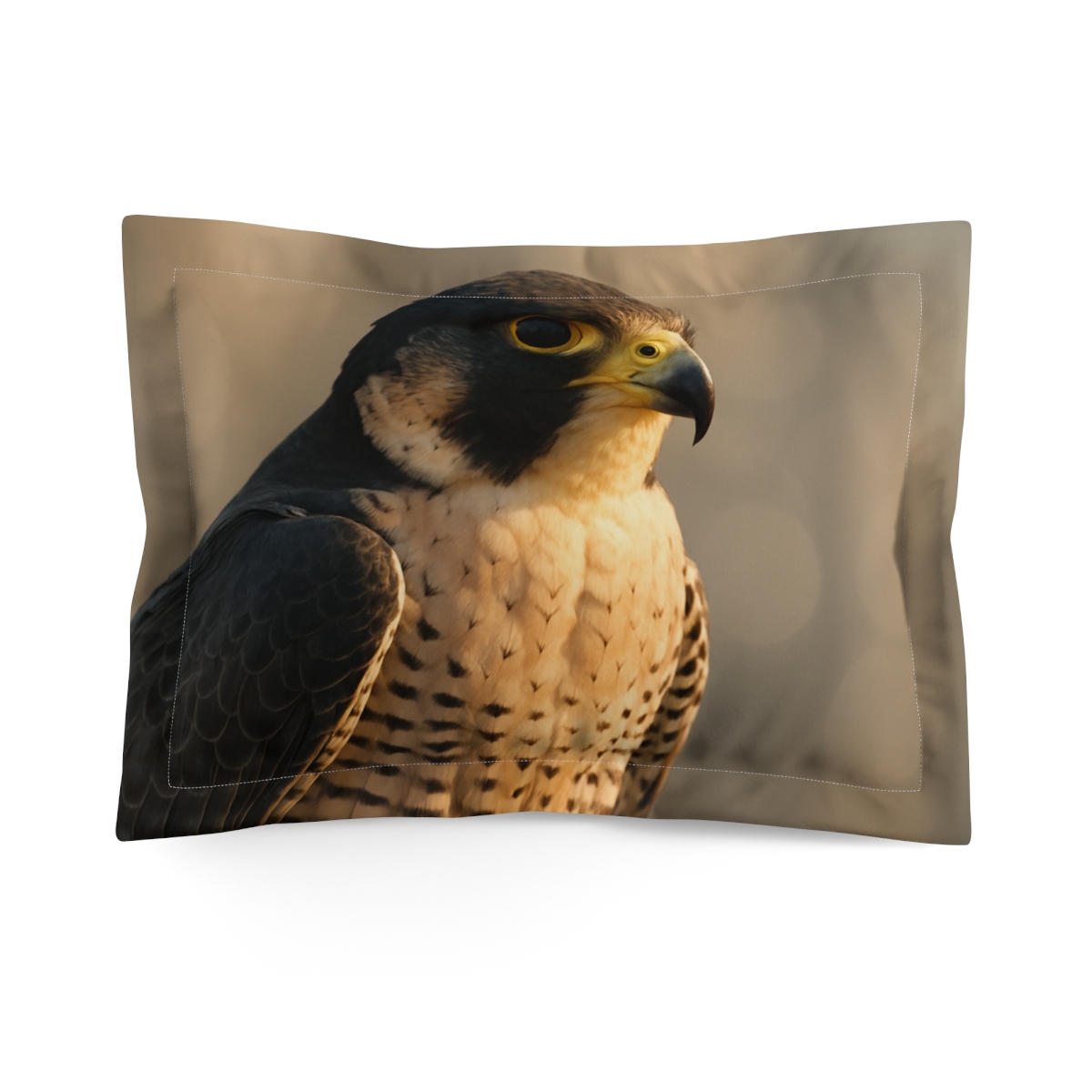 Ember Crest Peregrine Falcon personalized decorative pillows