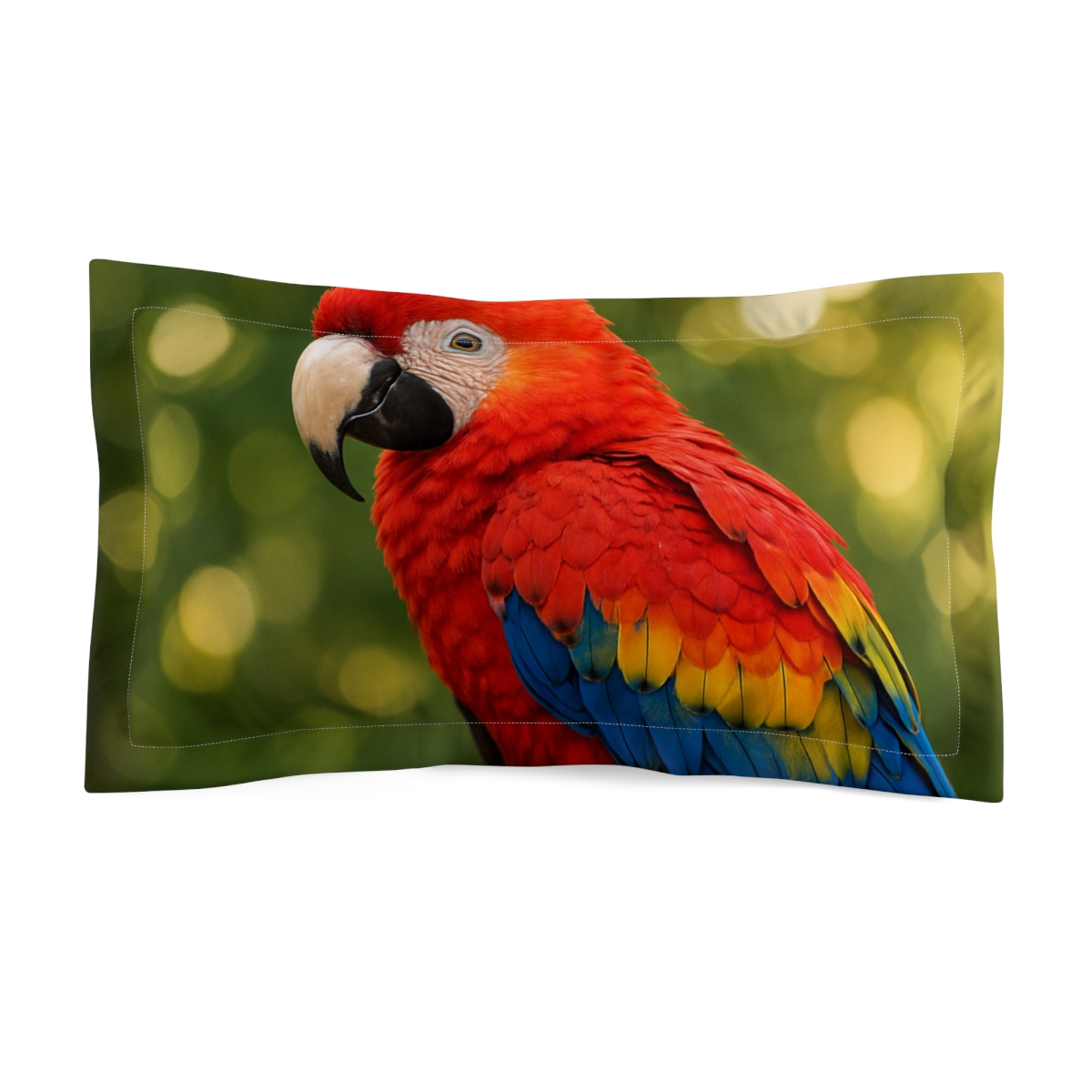 Ember Crest Scarlet Macaw gift pillows for home