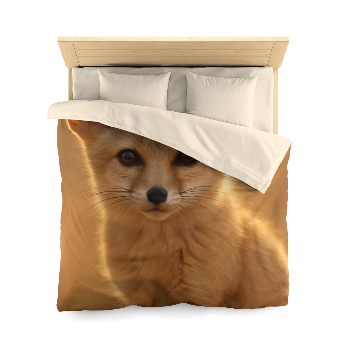 Ember Dusk Fennec Fox designer printed duvets