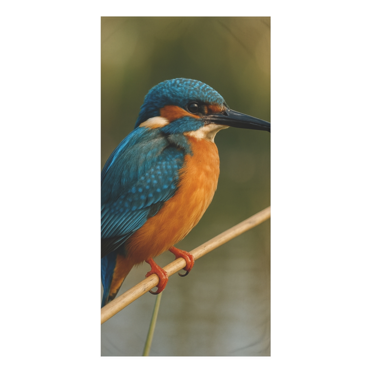 Ember Eye Kingfisher comfortable face towels