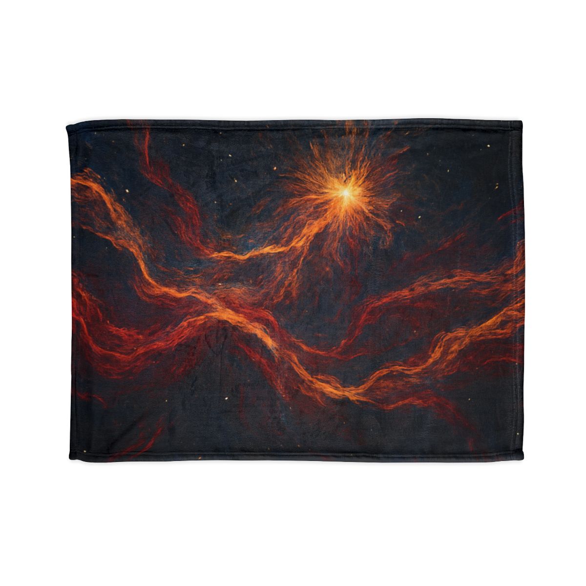 Ember Filament Bloom designer printed blankets