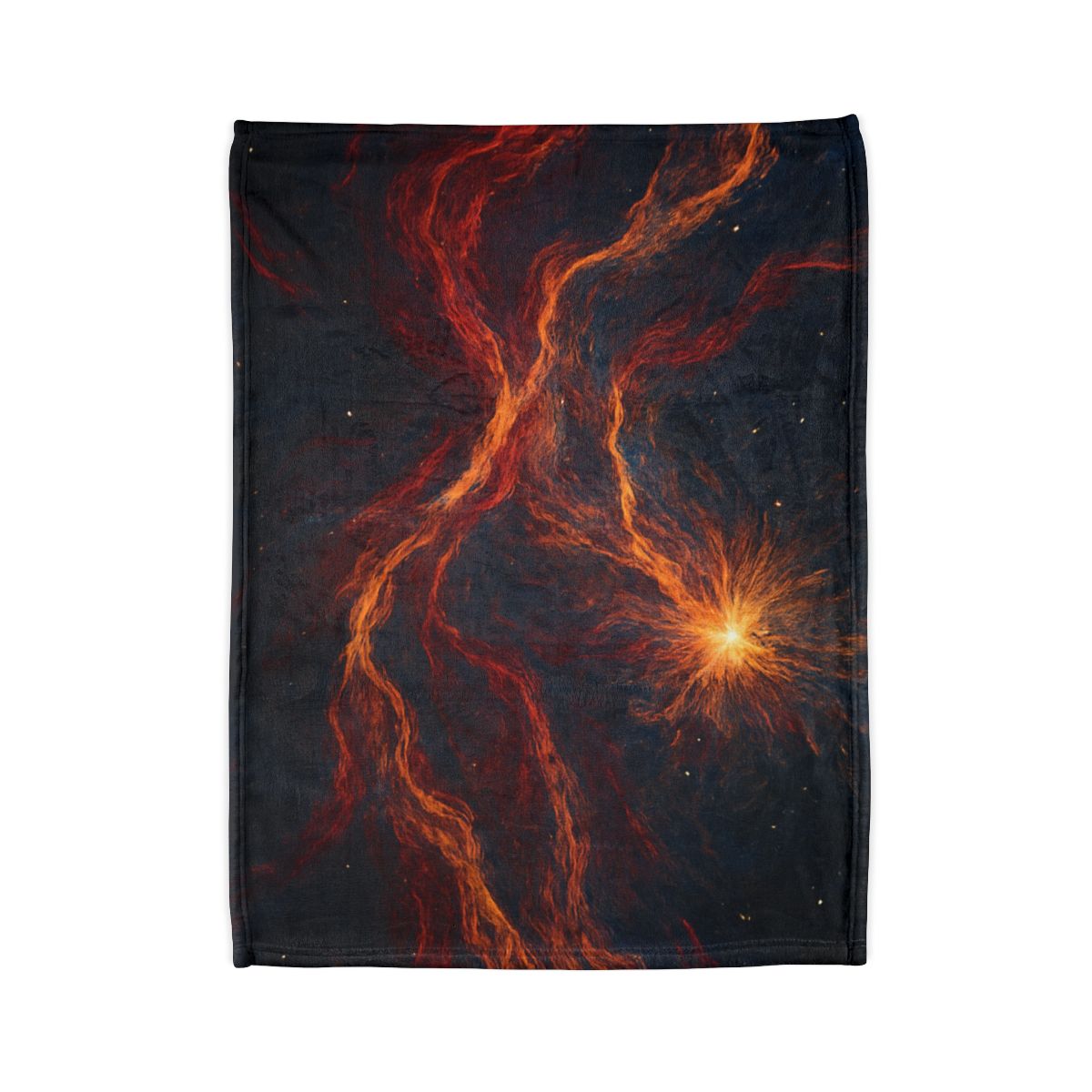 Ember Filament Bloom designer printed blankets