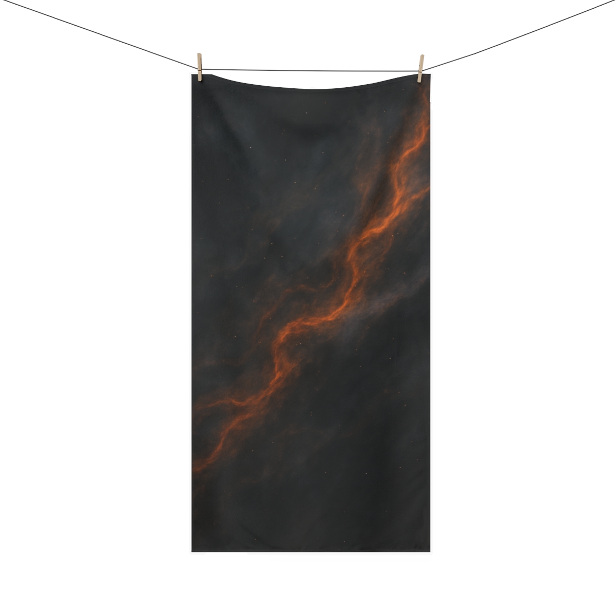 Ember Filament Drift designer printed towels