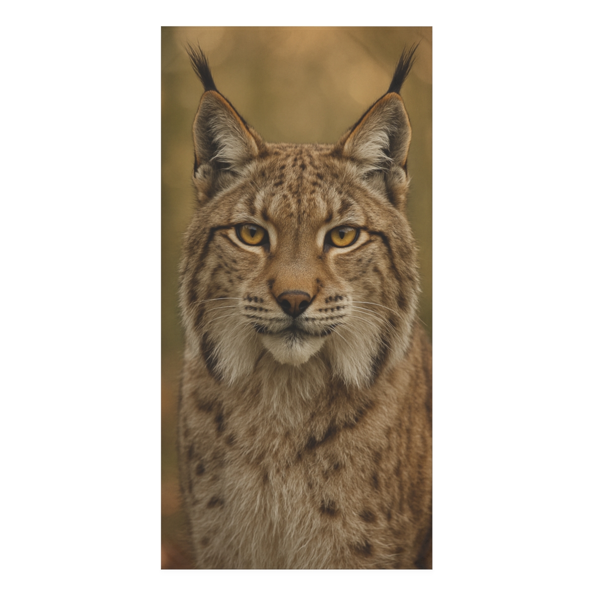 Ember Focus Eurasian Lynx stylish beach towels