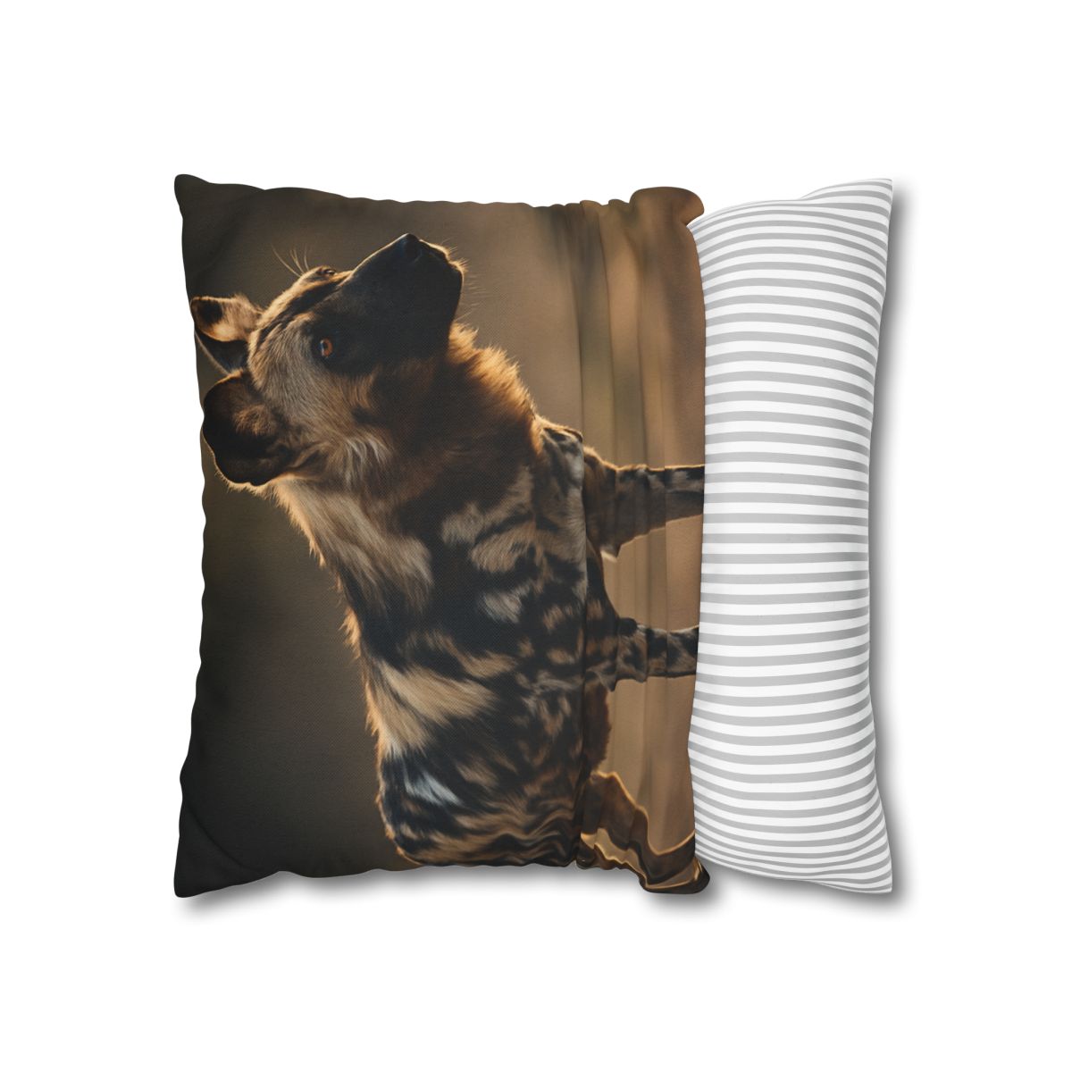 Ember Gaze African Wild Dog custom pillow cases