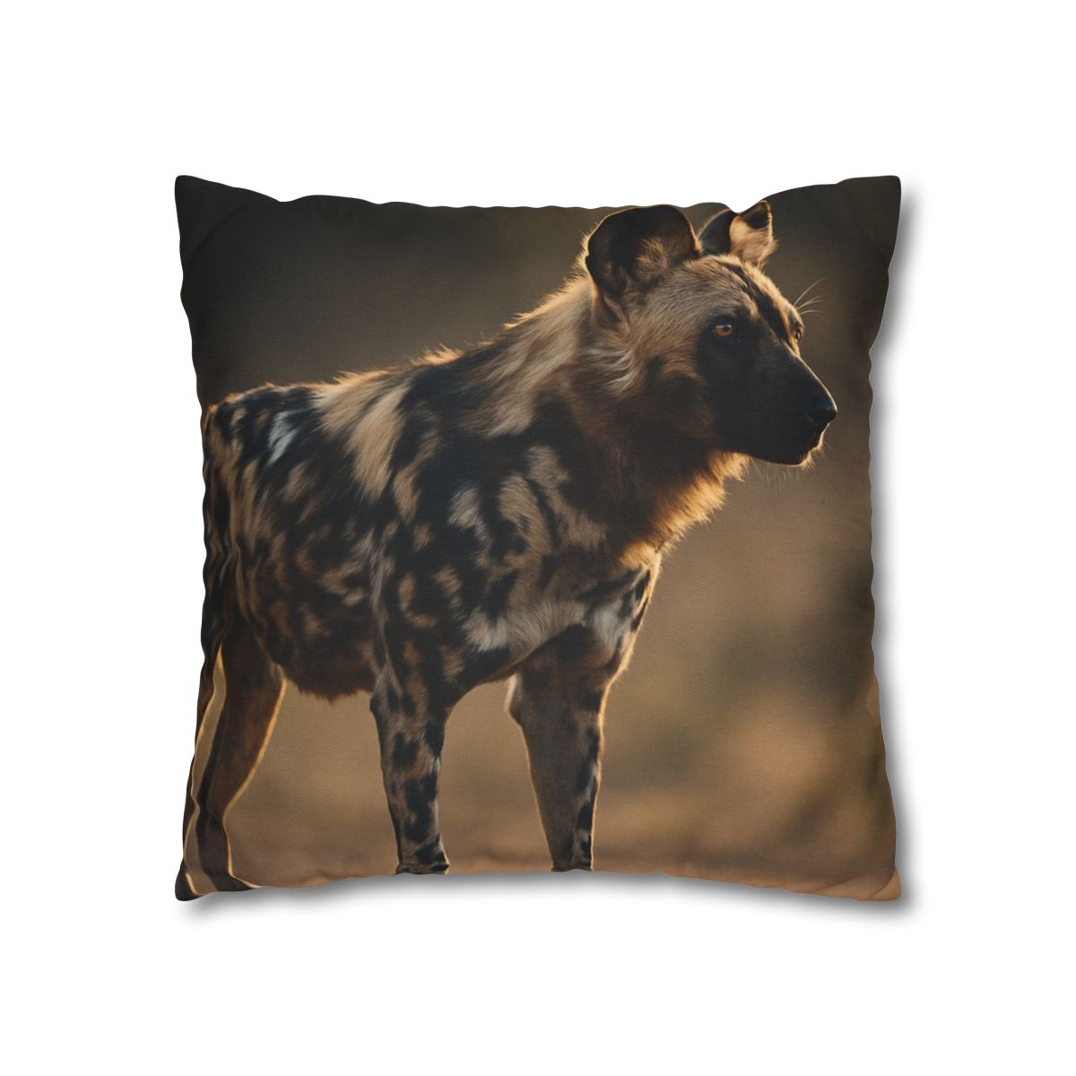 Ember Gaze African Wild Dog custom pillow cases