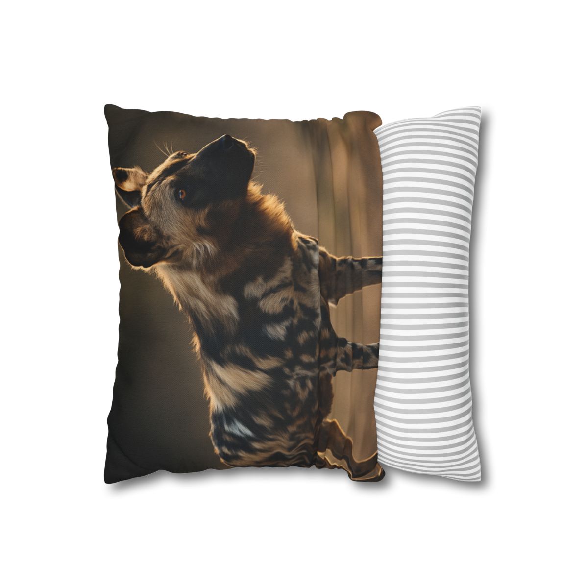Ember Gaze African Wild Dog custom pillow cases