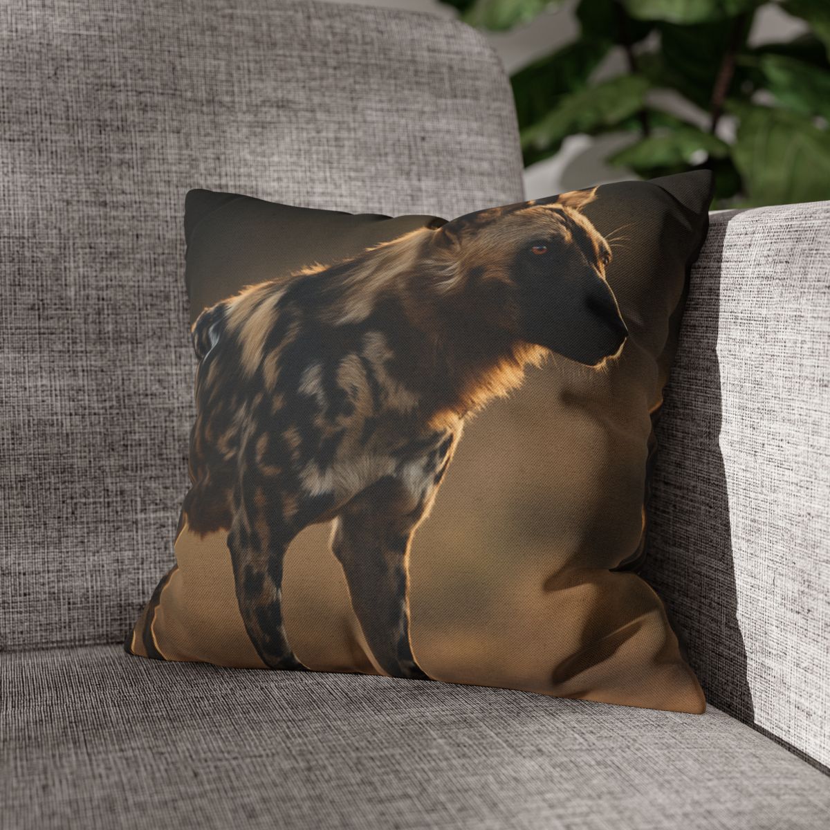 Ember Gaze African Wild Dog custom pillow cases