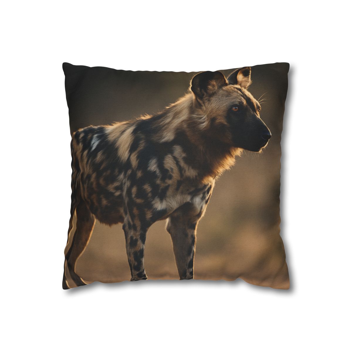 Ember Gaze African Wild Dog custom pillow cases