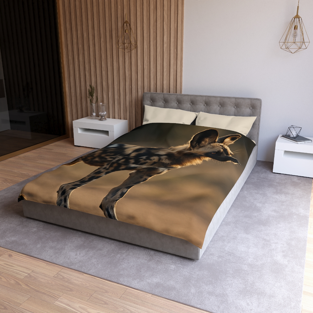 Ember Gaze African Wild Dog trendy bedroom duvets